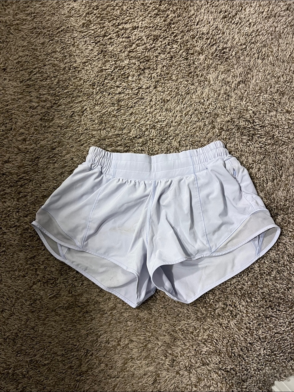 lululemon athletica Light Blue Running Shorts